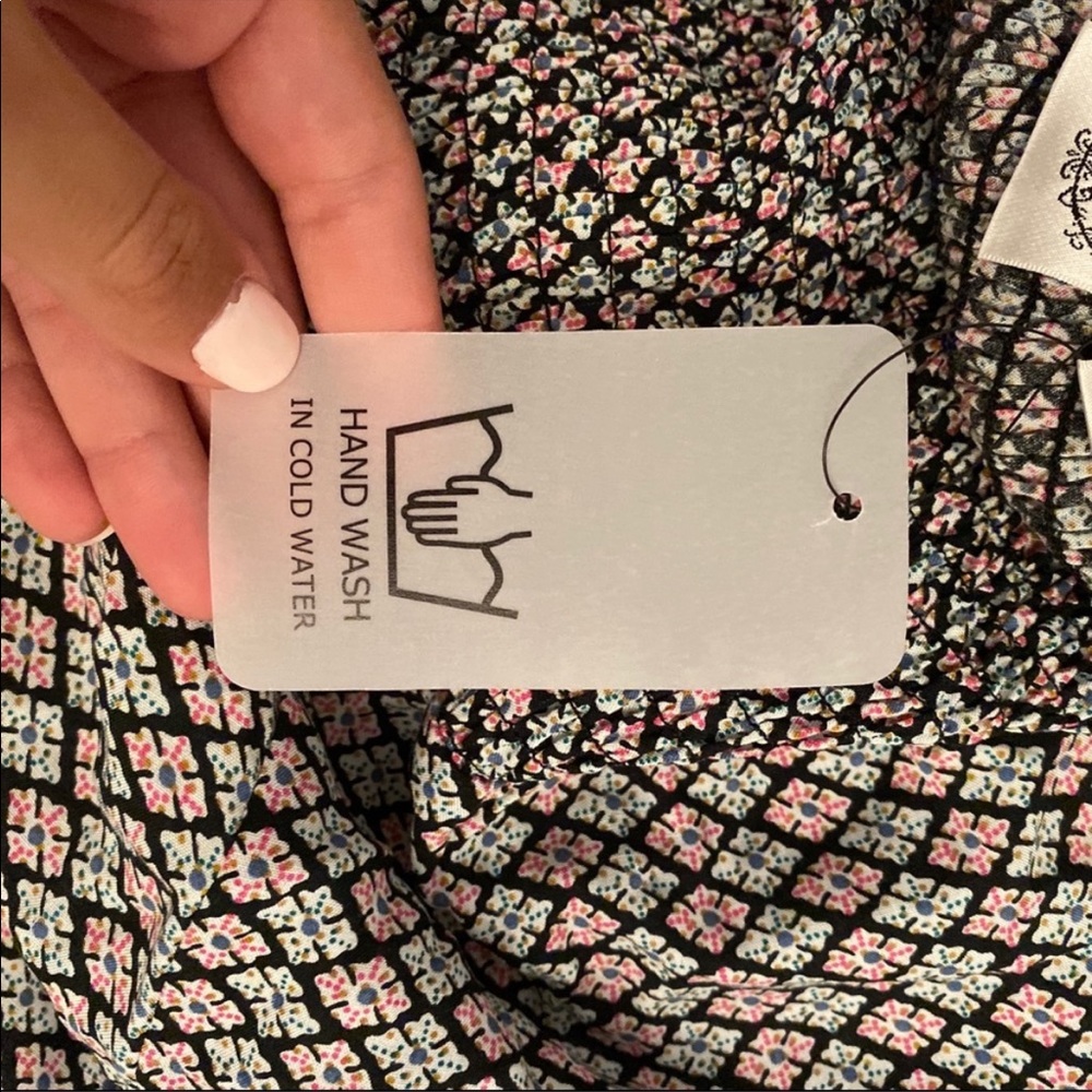 LF Black and White Strapless Jumpsuit - Picture 6 of 7